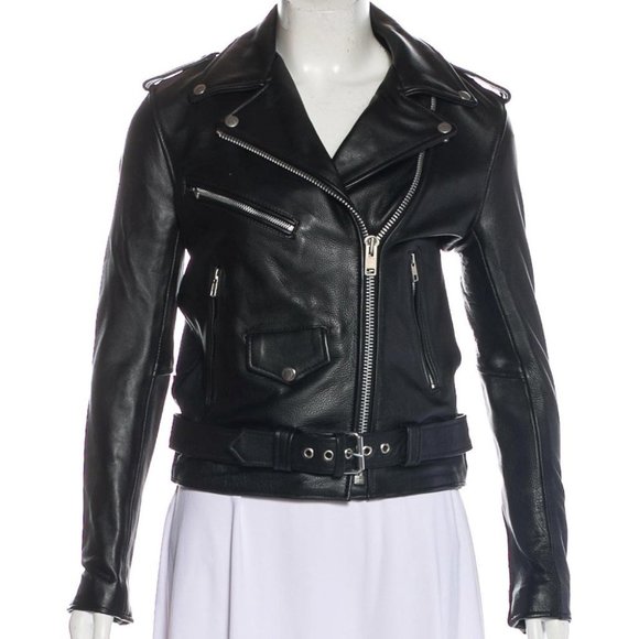 Understated Leather Jackets & Blazers - Understated Leather black motorcycle jacket XS